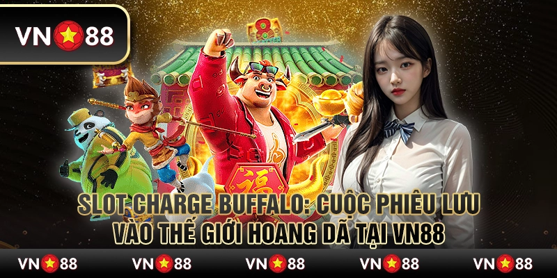 Slot Charge Buffalo - Cuộc phiêu lưu vào thế giới hoang dã tại VN88 4 Slot Charge Buffalo - Cuộc phiêu lưu vào thế giới hoang dã tại VN88
